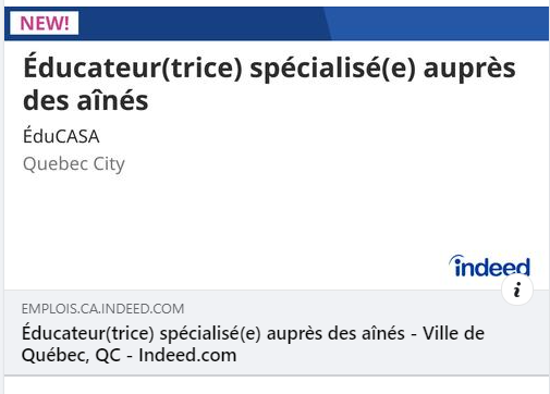 Offre d’emploi